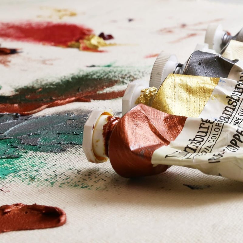 Williamsburg Artist Oil Colors by GOLDEN, Selected Iridescents Set - Image 2